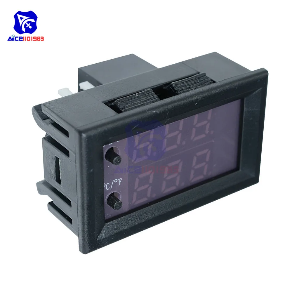 W1209WK LED-Digitalthermostat Temperaturregler Thermograph Celsius/Fahrenheit Schaltmodul mit NTC-Sensorsonde 12V 220V – Detail 8