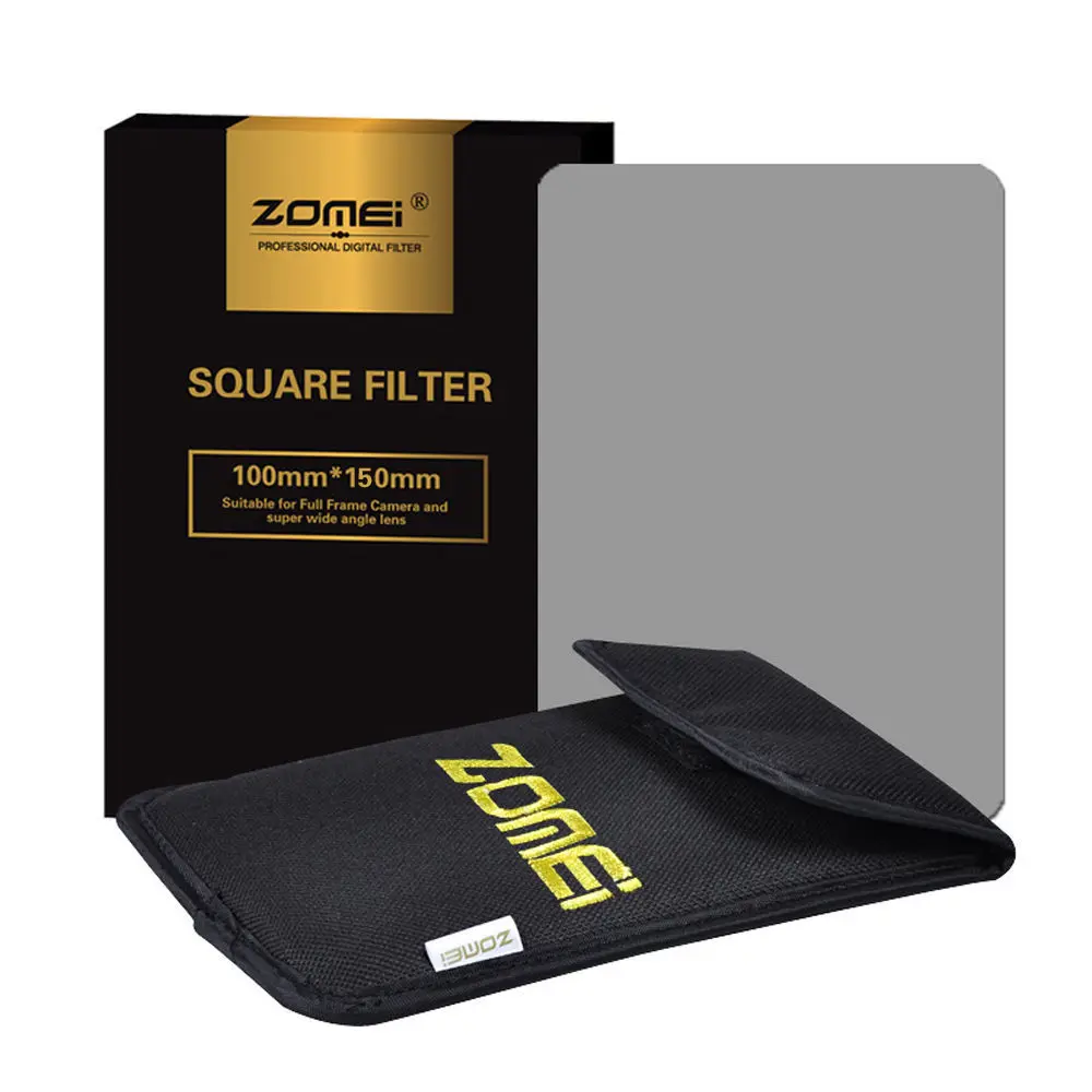 ZOMEI 6in1 Filter Kit 86mm Ring + Holder + 150x100mm Gradual ND4 + Full ND2+ND4+ND8 Neutral Density Square ND filter for Cokin Z