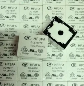 10pcs/Lot  Relay HF3FA/012-ZTF, 12V, 10A, 250VAC