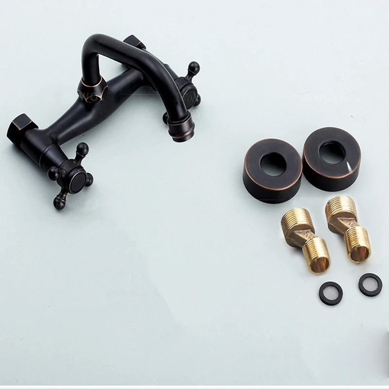 Rubinetto per lavabo da bagno rubinetto per lavabo in ottone anticato/bronzo nero rubinetto per lavabo da bagno rubinetto per miscelatore con