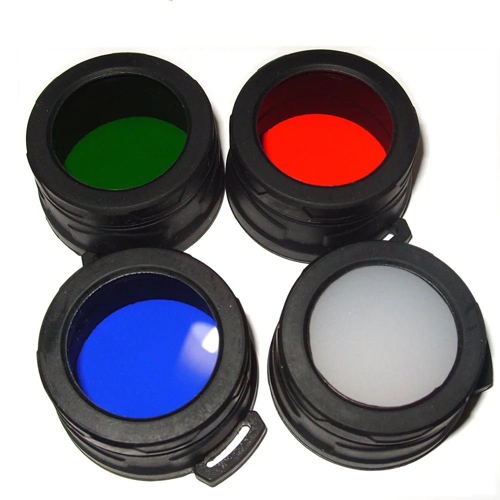 topsale filtro farol difusor rgb lente de vidro mineral revestido acessorio para lanternas cabeca de 40 mm 01