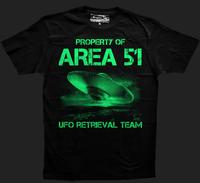 Ufo T-Shirt Glow In The Dark, Area 51 T-Shirt,Spaceship Glow In The Dark Newest Men'S Funny Summer Clothing T Shirts