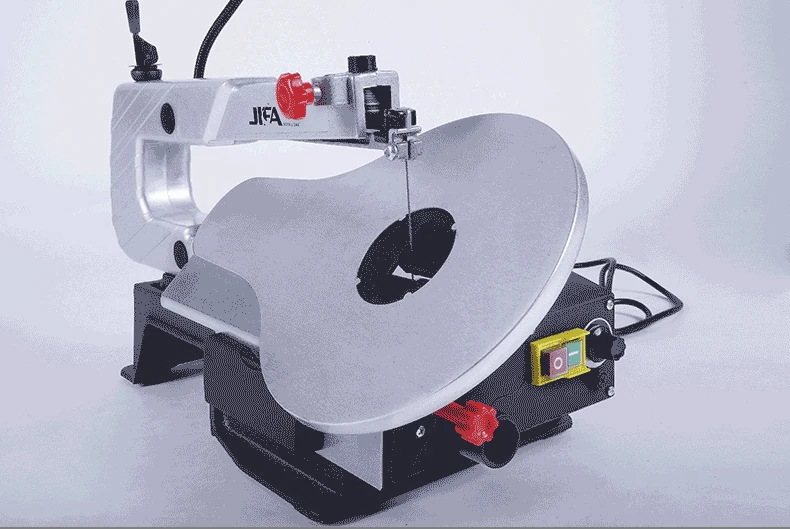 Woodworking Scroll Saw 150W Wood Scroll Saw 406mm Max Cutting Width Jig Saw 127mm Height Saw Blade Drawloom