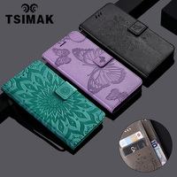 Tsimak Wallet Case For Xiaomi MI 10 9 8 Lite MI8 MI9 SE MI10 9T 10T Pro Flip PU Leather Card Pocket Cover Coque