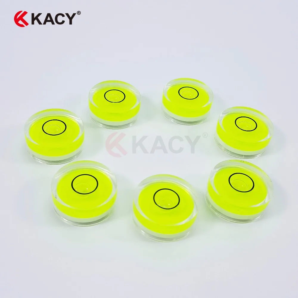 

KACY 20pcs/lot Spirit level vial Round mini spirit level Bubble Bullseye