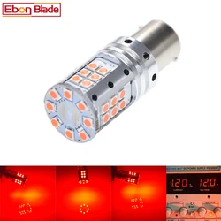 2Pcs No Resistenza Bisogno di 1157 BAZ15D 7225 P21/4W Canbus HA CONDOTTO Le Lampadine 3030 SMD RED Car Backup freno di Arresto Luce di Parcheggio Auto Lampada di Coda