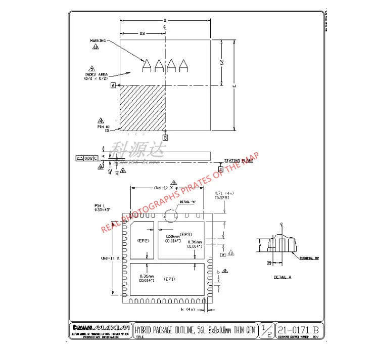 2 قطعة/الوحدة MAX8655ETN QFN-56 MAX8655 في الأسهم