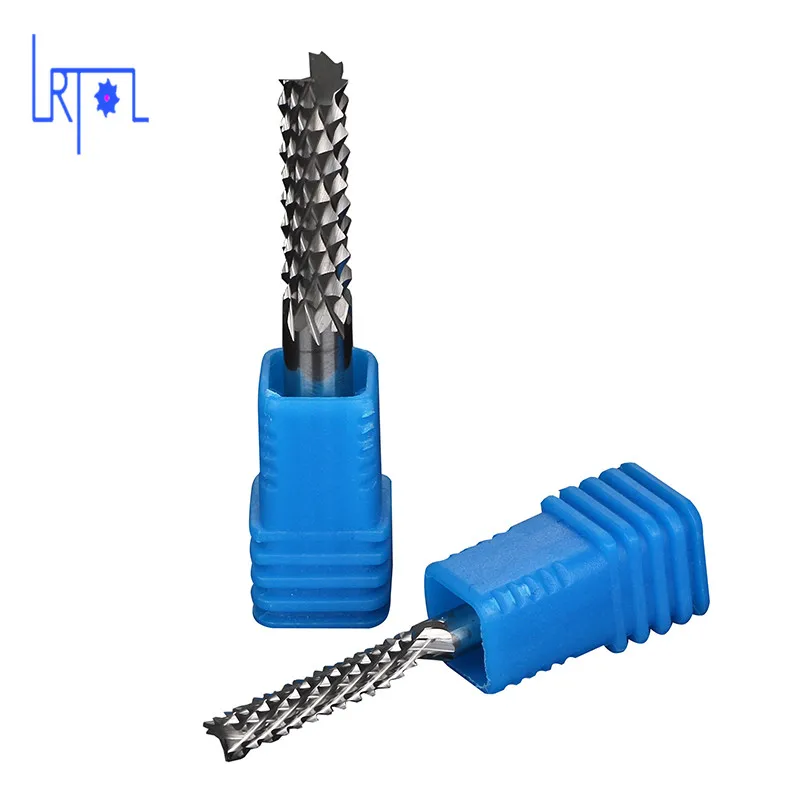 Frez truskawkowy z węglika spiekanego do PCB, przedłużony, 3.175 4 6 8 10mm, frez do drewna CNC, frez do kukurydzy, frezy do PCB