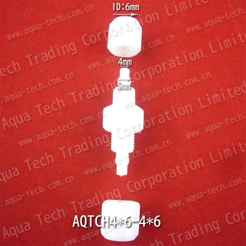 

AQTCH4*6-4*6 plastic pipe connector,hose connector,pipe fittings,high pressure connector