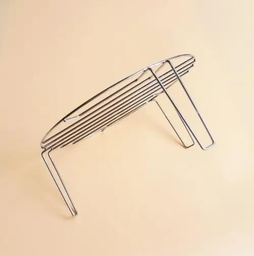 Microwave Oven Parts steel bbq bracket net with 3 legs 20.8X9.3cm