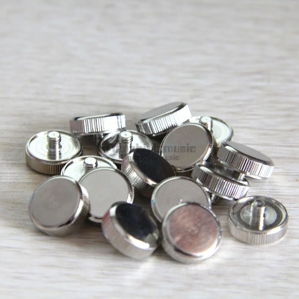 12 Pcs Trumpet Finger Buttons for Repairing Parts and Buttons