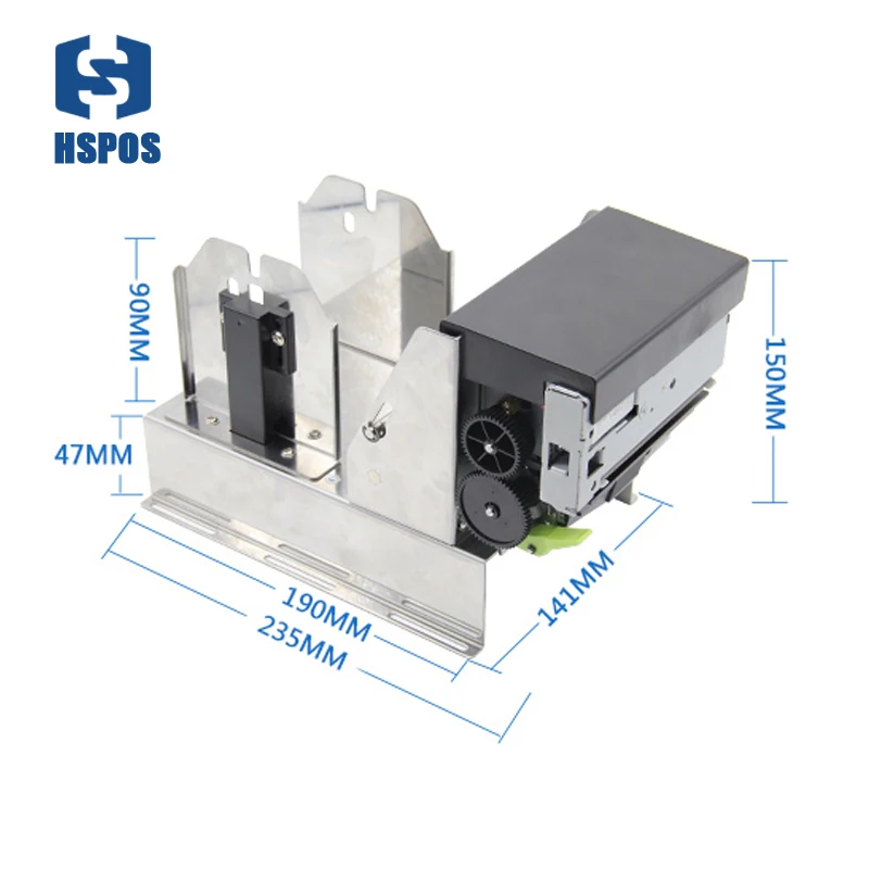 24V 3 inch kiosk thermal printer with cutter USB Serial and Parallel interface embedded receipt printing machine