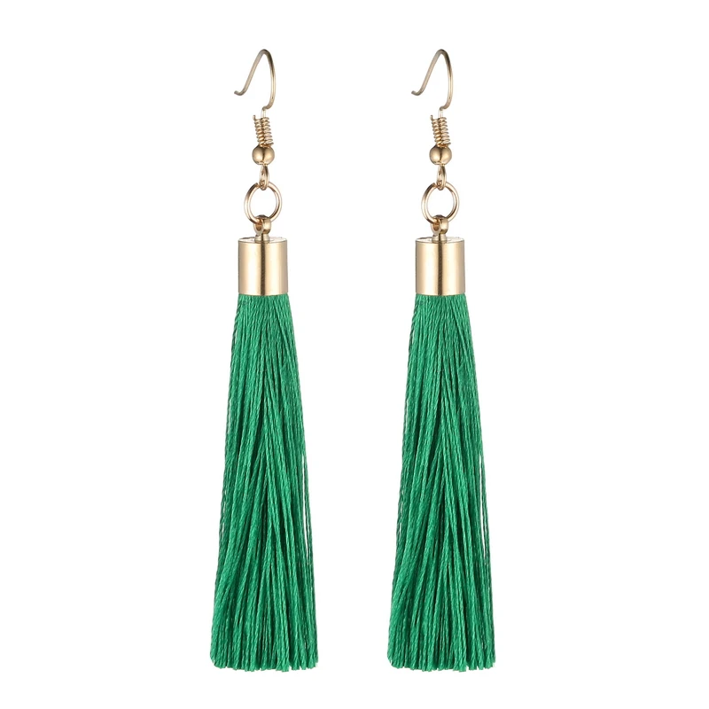 LOVBEAFAS Fringe Quaste Ohrringe Für Frauen Gold Farbe Vintage Lange Tropfen Baumeln Ohrringe Mode Hochzeit Schmuck Party Geschenk – Detail 14