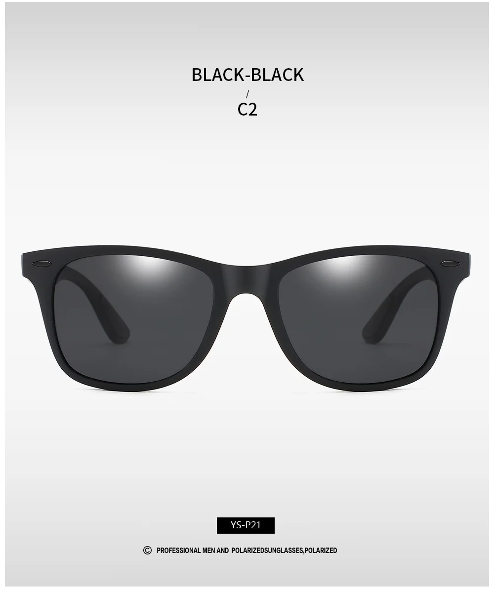 Klassische Polarisierte Marke Design Sonnenbrille Männer Frauen Fahren Angeln Quadratischen Rahmen Sonnenbrille Männliche Goggle UV400 Gafas De Sol – Detail 12