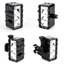 For Gopro Hero 13121109 SJCAM SJ8/6 Xiaomi Yi H9 DJI One X5 Ace Pro 2 Camera Underwater Photography Light Lamp Flashlight Diving