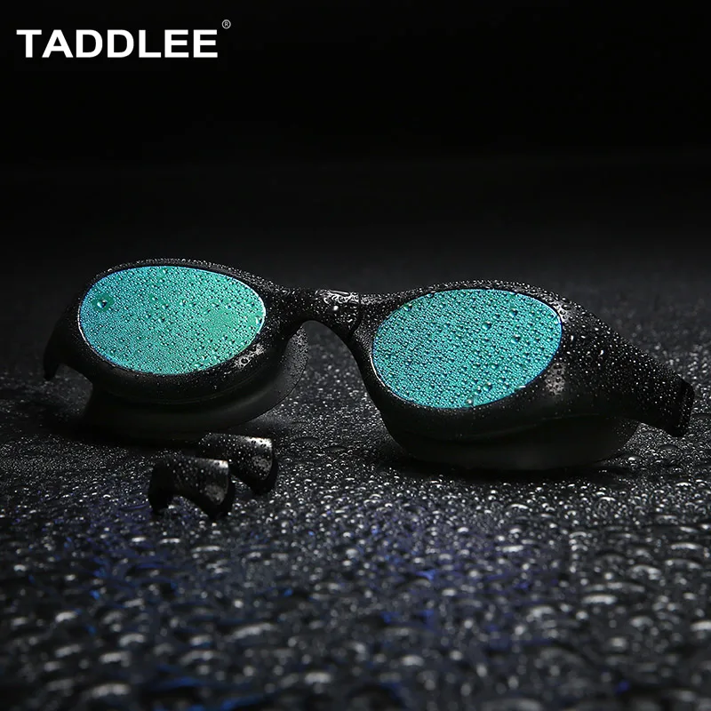 Taddlee Brand Men Women Swim Glasses Anti Fog UV Protection Swim Eyewear Professional Electroplate Waterproof Swimming Goggles