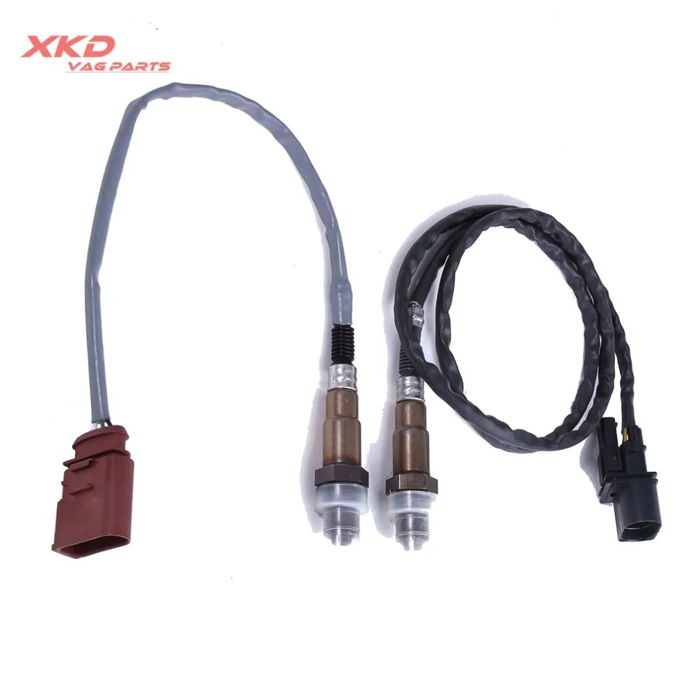 Oxygen O2 02 Sensor Downstream & Upstream Set For V-W Be-etle 01-05 2.0L  06-10 2.5L Golf J-etta 2.0L