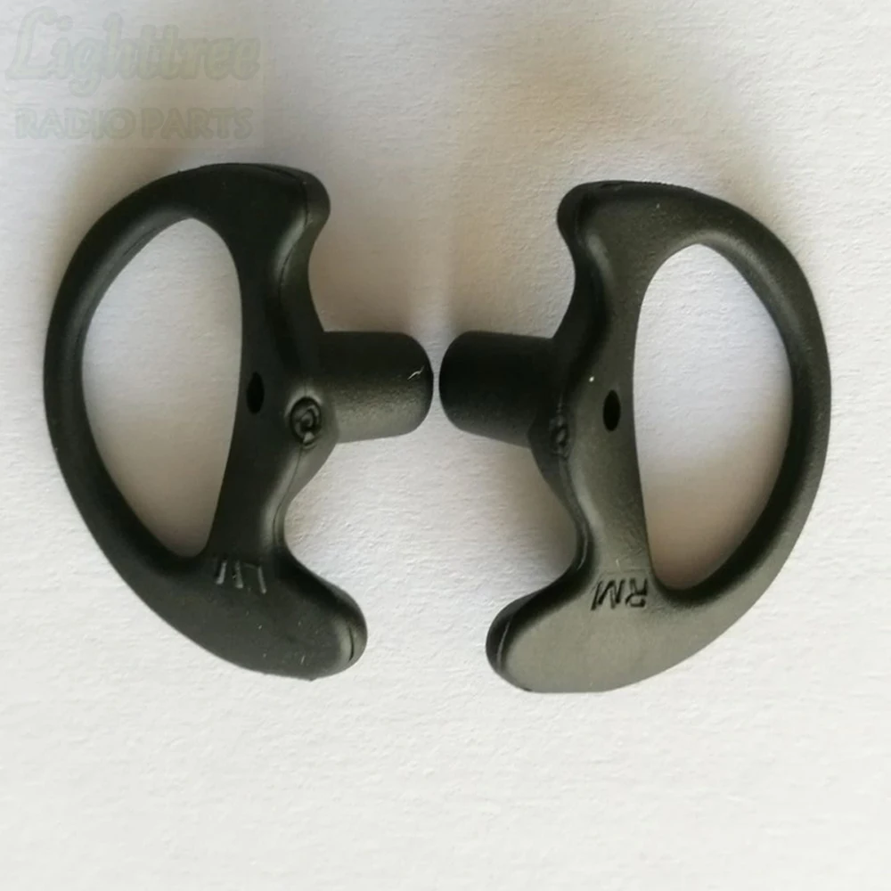 40X (20pairs left and right) High Quality Black Earloop Silicon Material For Headsets