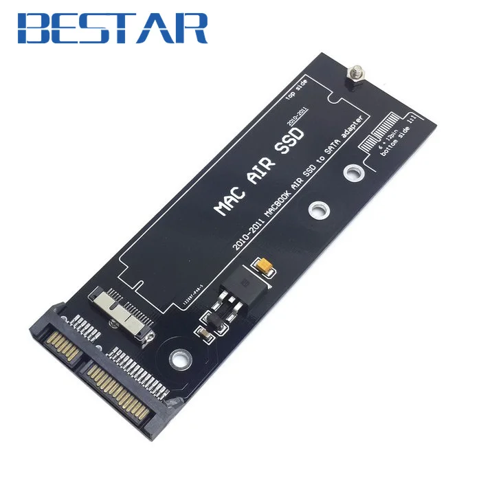 

12 + 6pin SSD HDD на SATA 22Pin картридж для жесткого диска PCBA для Apple 2010 2011 Macbook Air A1369 A1370 SSD