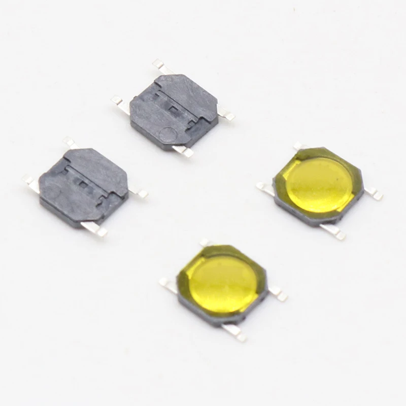 Wholesale 100Pcs 4*4*0.8mm 4x4x 0.8MM 4X4X0.8mm Tactile Push Button Switch Tact 4 Pin Switch Micro Switch SMD