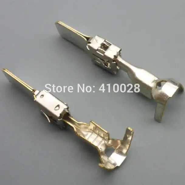 shhworldsea 10/100/500pcs/lot 6.3 car fuse male Holder terminal Connectors,6.3mm Fuse box terminals for VW etc.