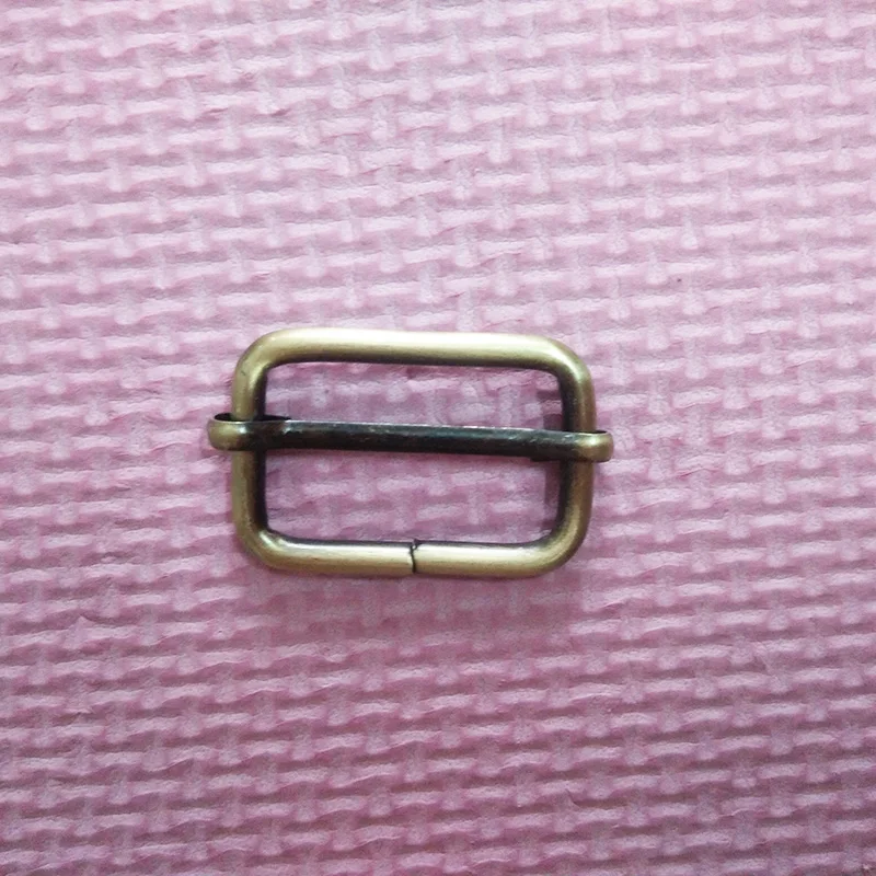 1 1/4 inch Bronze adjuster for bag straps 32mm antique brass rectangle slider buckles for bag