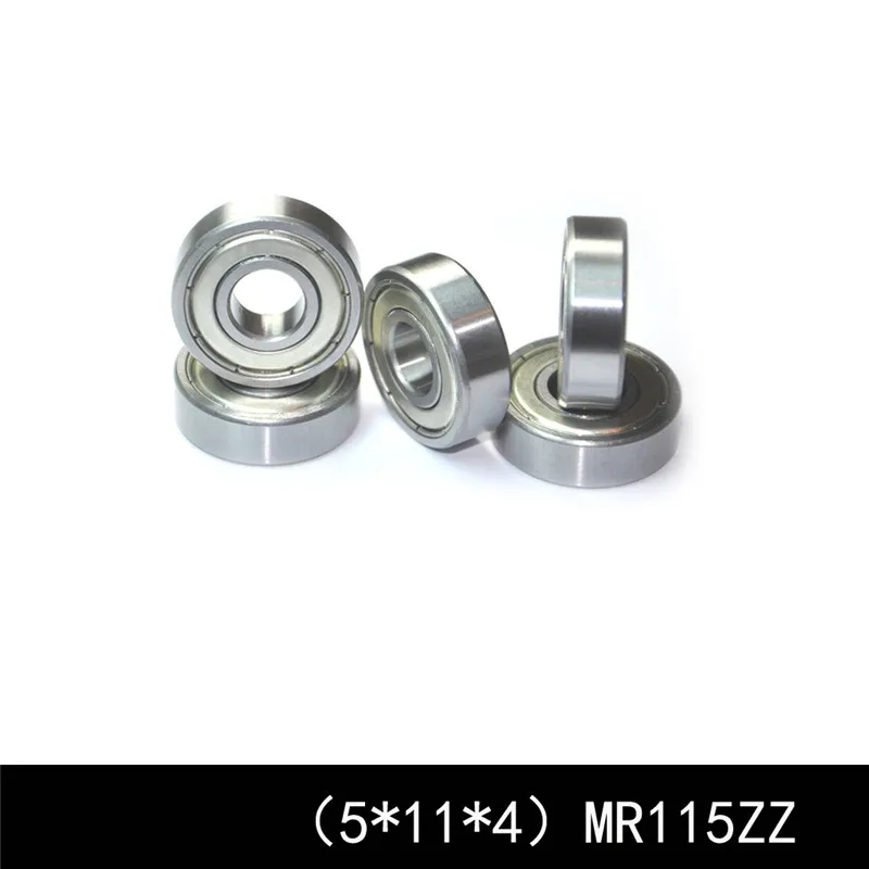 10PCS/LOT YT1393  MR115ZZ Bearing  5*11*4 mm  Miniature  Bearings  Free Shipping  Sealed Bearing  Enclosed Bearing