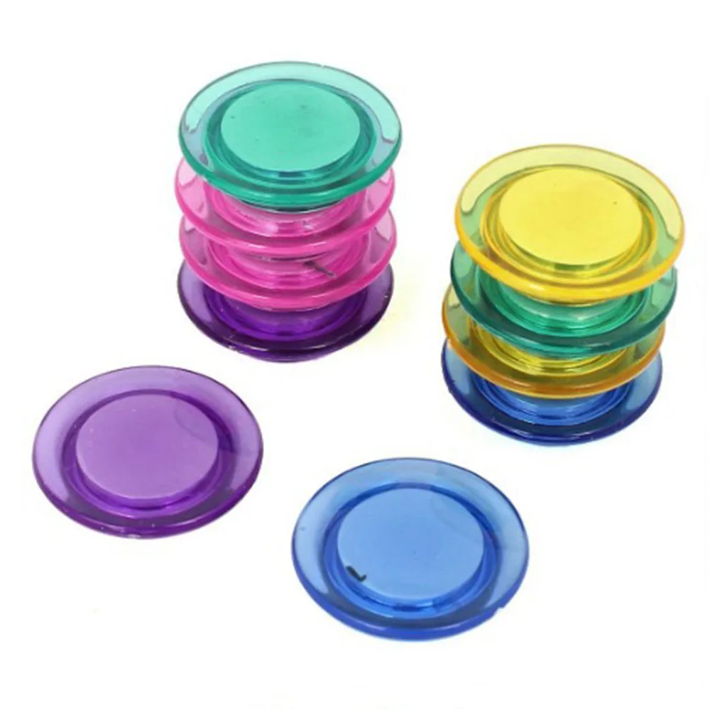 10pcs Home Office Whiteboard Fridge Magnetic Stickers Magnet Pin Button