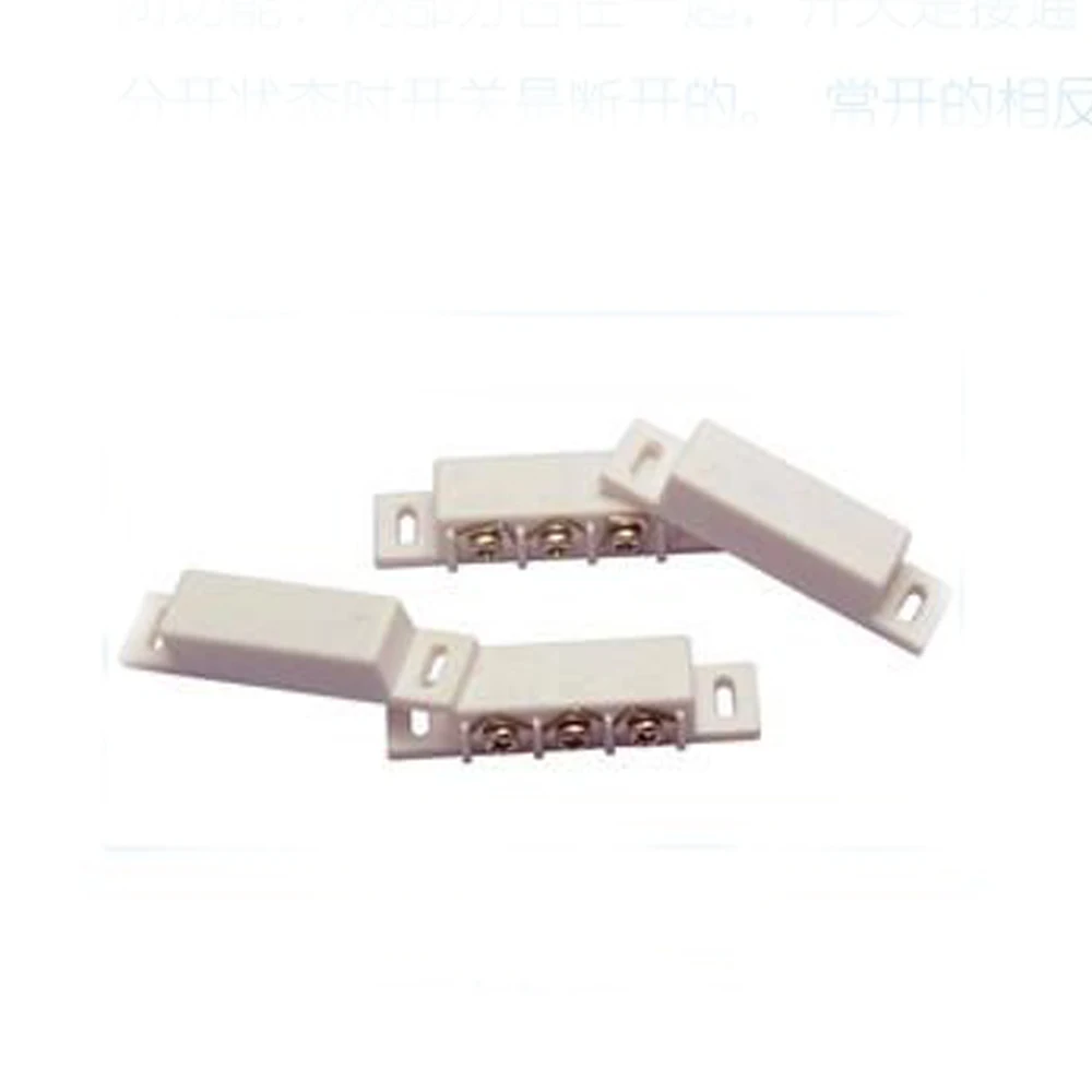 10pairs/lot NC NO Magnetic Contact Switch Door Sensor Wired Metal Roller Shutter Door Home Alarm System