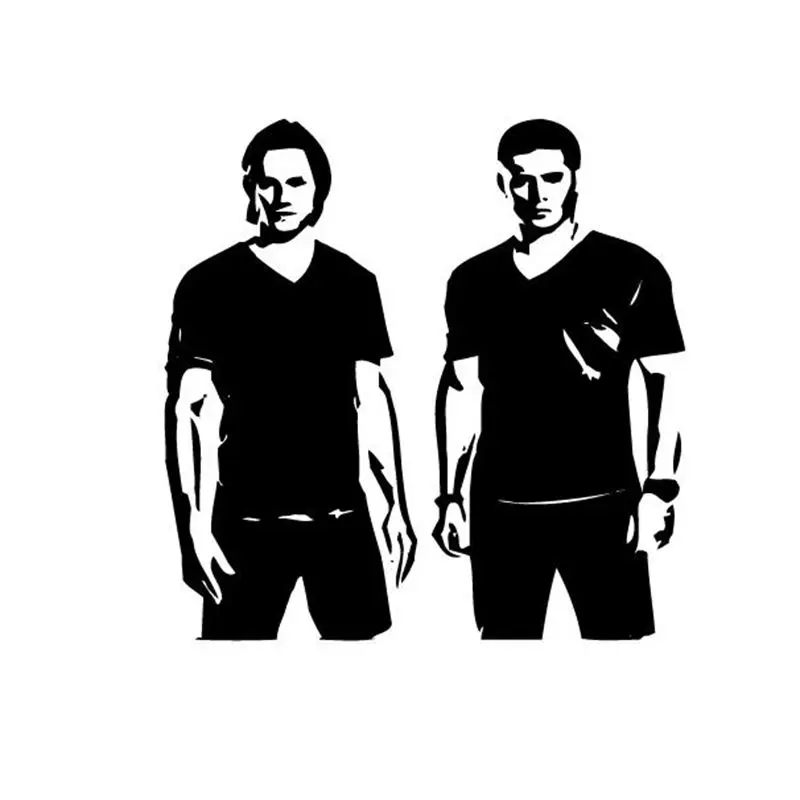 free shipping supernatural wall art decor , supernatural Sam and Dean Winchester vinyl decal stickers