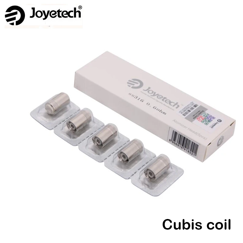 10pcs/lot Joyetech EGO AIO Coil Cubis BF Coil SS316 0.5ohm/0.6ohm /1ohm/1.5ohm Coil for CUBIS/ EGO AIO/ Cuboid Mini Atomizer