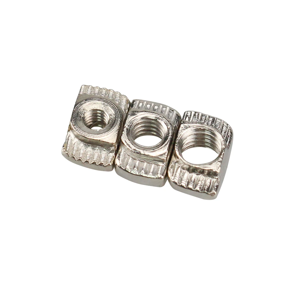 10Pcs M3 M4 M5 Carbon steel T type Nuts T-Nuts Fastener Aluminum Connector For EU Standard 2020 Industrial Aluminum Profile