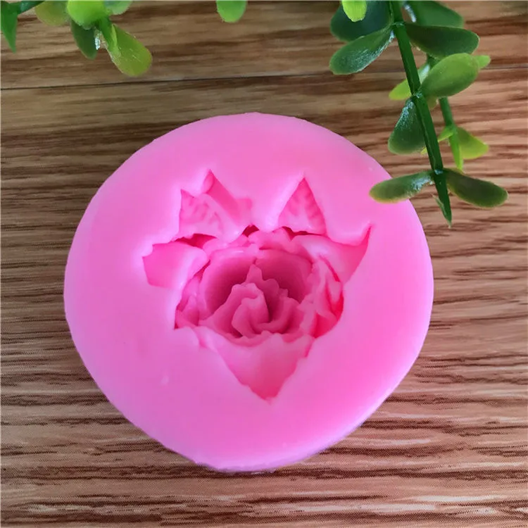 Laciness Portrait Series Flower Shape 3D Silicone Cake Mold Tools Soap Chocolate Mould For The Kitchen Baking Clay Mold D083