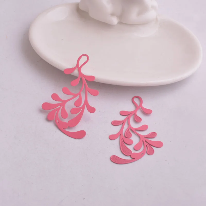 30 Stück AB2840 32*58mm Große Ast-Anhänger Ohrring-Zubehör DIY Schmuckzubehör – Detail 10
