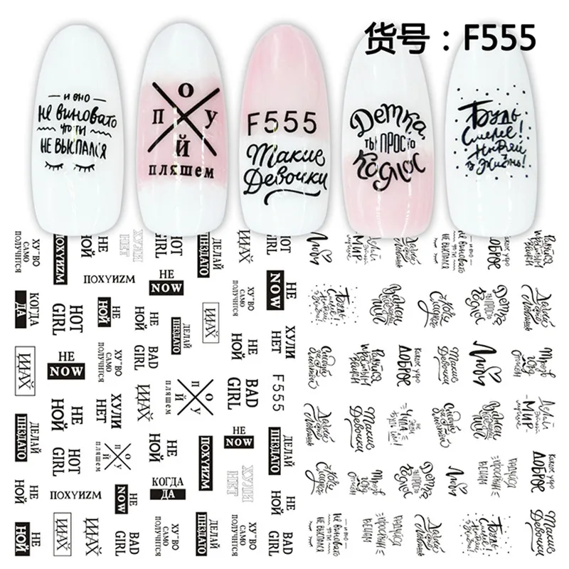 5 Sheets Lot 3D Super Thin Nail Stickers Tips Nail Art Adhesive Decals Manicure Supplies Cute Animal Flower Fruit Nail Slider 2