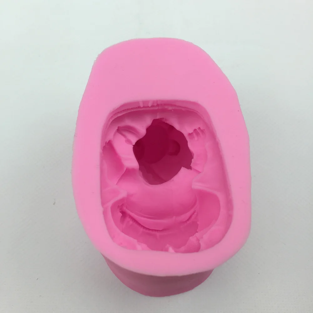 Baby Shape fondant cake silicone mold food grade mastic kitchen chocolate jello candy making soap candle decoration tools F0283