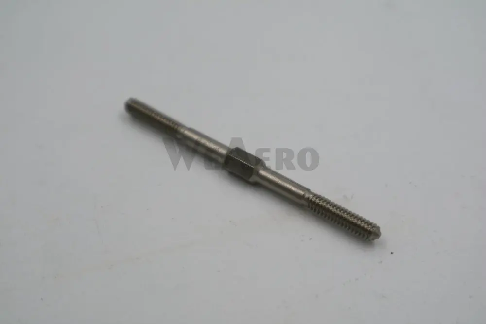 Stainless Steel Hexagon Push Rod M3*2 inch with U.S System Left & Right Teeth