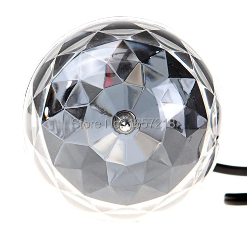 EU/US Plug New RGB 3W Crystal Magic Ball Laser Stage Lighting For Party Disco DJ Bar Bulb Lighting Show