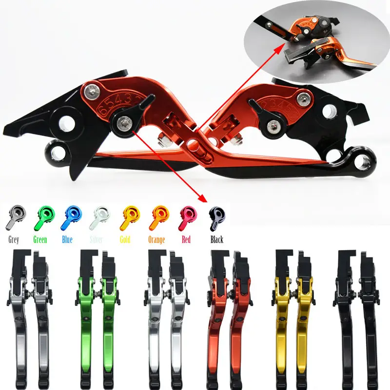 For BMW F650GS F700GS F800GS Adventure F800R F800GT F800ST F800S Adjustable CNC Blade Brake Clutch Levers Folding Extendable