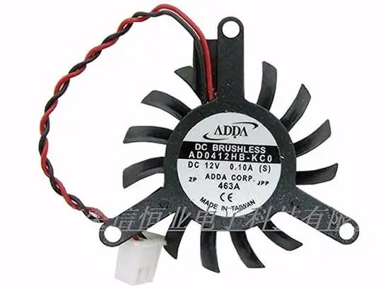 

ADDA AD0412HB-KC0 DC 12V 0.10A 2-wire Server Frameless Cooling Fan