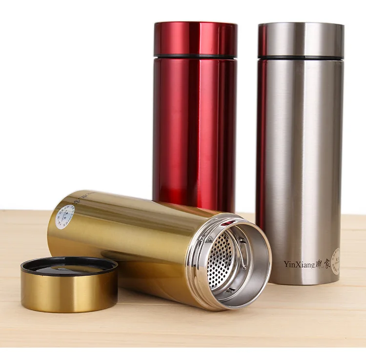 1PC Thermos Cup Double Wall Stainless Steel Thermos Mug Drinkware Travel Thermo Coffee Cup Thermoes Vacuum Fask Cup Office J1458