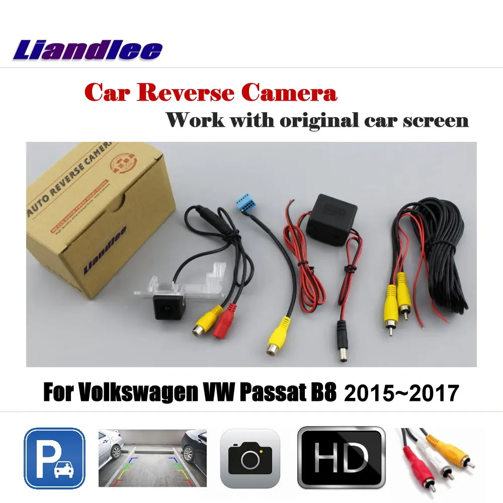 For Volkswagen VW Passat B8 2015 2016 2017/Not Fit B5 B6 B7 CC Car Reverse Parking Camera HD CCD Accessories