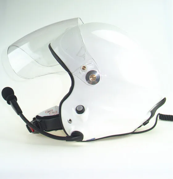 Casco paramotor con cancelación de ruido con auriculares completos, control PTT de dos lados, estándar CE EN966, Envío Gratis