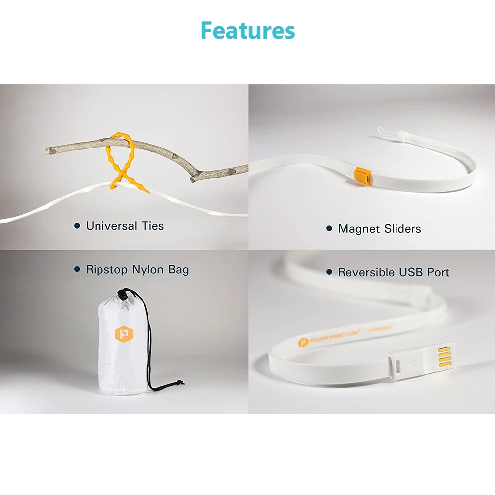 Imagem -03 - Donwei-tent Led Strip Lights para Camping Ip67 Impermeável Usb Rope Lights Lanterna Portátil Caminhadas Luz de Emergência String Safety Light