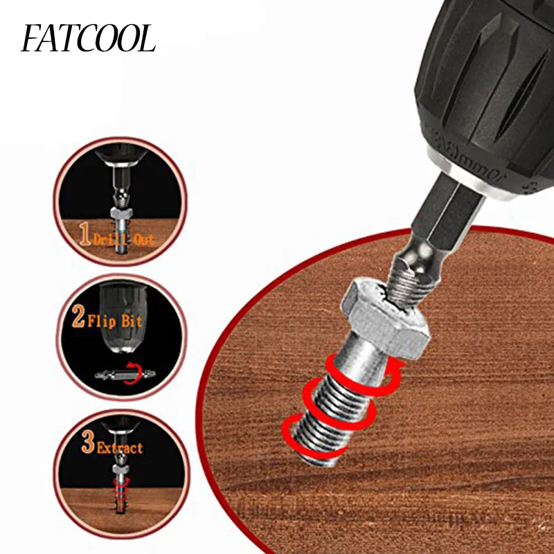 

Экстрактор винтов FATCOOL 4 шт./компл., инструменты для удаления винтов, аксессуары