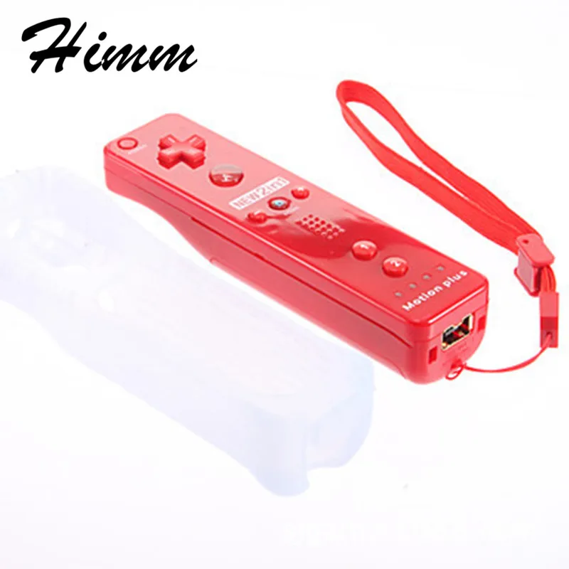 For Nintendo Nintend For Wiimote Built in Motion Plus Inside Right Remote Controller For Wii Remote Motionplus+Silicone Case