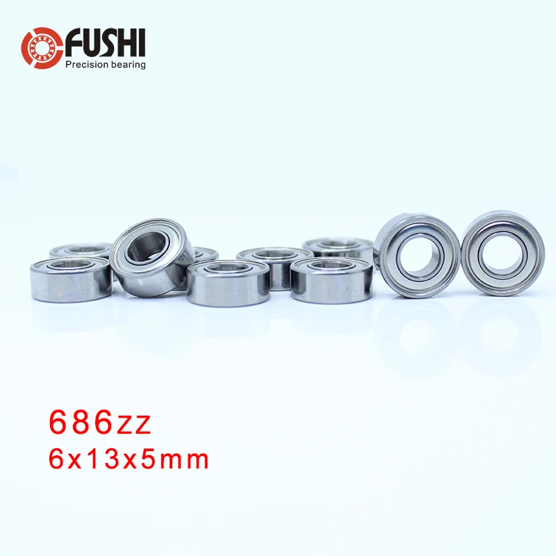 686ZZ ABEC-5 (100PCS)  6x13x5mm  Miniature Ball Bearings 618/6ZZ EMQ Z3V3