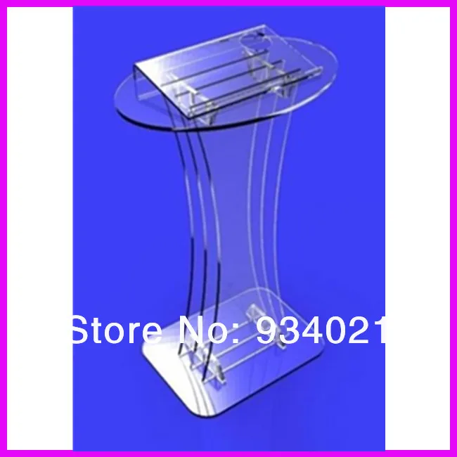 Hot! Classroom Multimedia Teaching Acrylic Lectern plexiglass