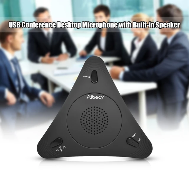 Video conference fashion microphone speaker