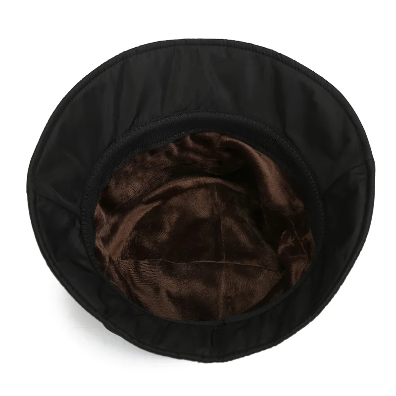 Women Fisherman Hat Autumn Winter Middle Age Female Elegant Warm Cap Mother Christmas Gift Hats Soft Comfortable Scarf H7168